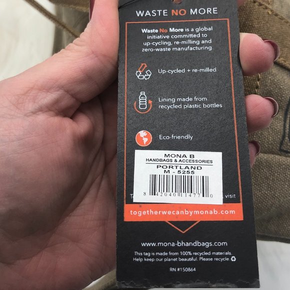 Mona B Tan and Brown Crossbody Bag - Picture 12 of 12